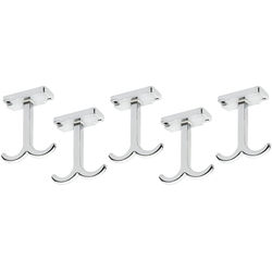 (5) Glideware Back-to-Back Hooks Only, Nickel