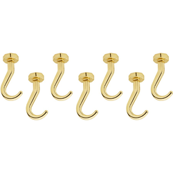 (7) Short Glideware Hooks Only, Brass