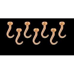 (7) Short Glideware Hooks Only, Copper