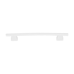 Fulcrum 5-1/16 Inch Center to Center White Gloss Cabinet Pull