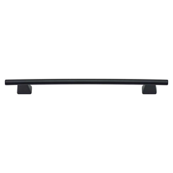 Fulcrum 6-5/16 Inch Center to Center Black Cabinet Pull