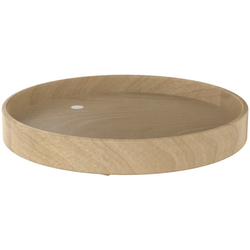  18 Inch Diameter Lazy Daisy Full Circle Single Tray for Shelf Mounting, Required Rotary Bearing Sold Separately, Steam-Bent Maple, Natural Finish