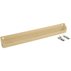  Almond Polymer Tip-Out Tray including Hinges for 26-1/4 Inch Minimum Cabinet Opening Width, 24 Inch Length x 2-1/4 Inch Deep x 3-3/4 Inch Height 