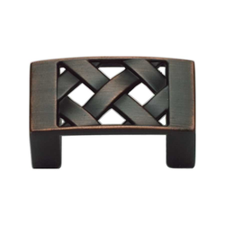 Lattice 1-1/4 Inch Center to Center Venetian Bronze Cabinet Pull