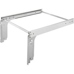 Side-Mounted Pull Out File Drawer and Mounting Bracket for 15 Inch Cabinet Opening Width, Chrome Finish