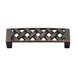 Lattice 3 Inch Center to Center Venetian Bronze Cabinet Pull