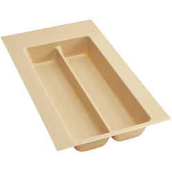  Small 11-1/2 " Width x 21-1/4" Depth x 2-3/8" Height Trimmable Drop-In Utility Organizer, Almond Polystyrene 
