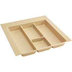  Extra Large 21-7/8 " Width x 21-1/4" Depth x 2-3/8" Height Trimmable Drop-In Utility Organizer, Almond Polystyrene 