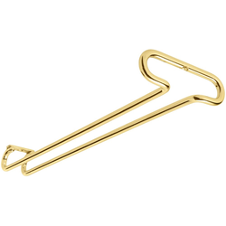 31% OFF 16 Inch Depth Single Stemware Holder, Brass