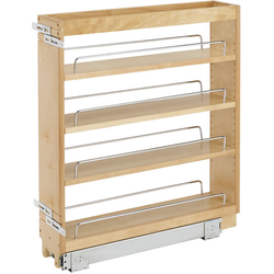 22% OFF Rev A Shelf Wood Pull-Out Organizer with Adjustable Shelves, Natural, Min. Cabinet Opening 5-1/2 Inch Width x 22-1/2 Inch Depth x 23-1/8" Height, Maple 