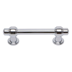 Bronte 3 Inch Center to Center Polished Chrome Cabinet Pull