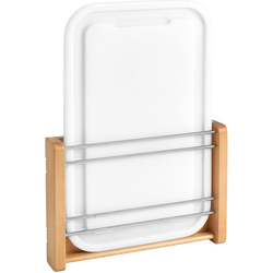 37% OFF Poly Cutting Board with Door Mount Bracket, Minimum Opening Required 12 Inch Width x 17 Inch Height x 2-1/2 Inch Depth, Chrome/Wood 