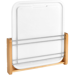 27% OFF Poly Cutting Board with Door Mount Bracket, Minimum Opening Required 15-1/4 Inch Width x 17 Inch Height x 2-1/2 Inch Depth, Chrome/Wood