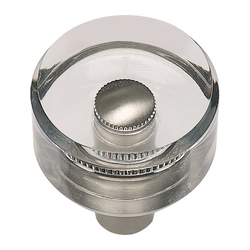 Optimism 1-3/16 Inch Diameter Brushed Nickel Cabinet Knob