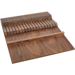 22% OFF Double Knife Block Insert 18-1/2 inch W Walnut