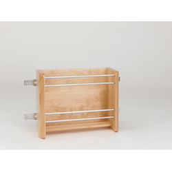 35% OFF 10-1/8 Inch Width Door Storage Foil Rack for 15"H Wall Cabinet, Natural, Min. Cabinet Opening: 10-1/4" W x 4-1/4" D x 8-1/8" H