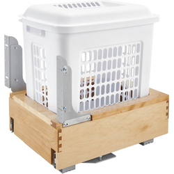 Bottom Mount Wood Hamper