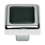 Chrome/Black Leather