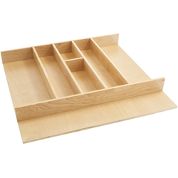  Utility Drawer Insert Divider 24" Trimmable to 18" Width x 22" Maximum Depth x 2-3/8" Height, Natural 