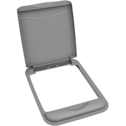 Rev-A-Shelf RV-50-LID-17-1, 50 Quart Waste Container Lid Only, Metallic Silver