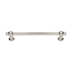 Bronte 6-5/16 Inch Center to Center Polished Nickel Cabinet Pull
