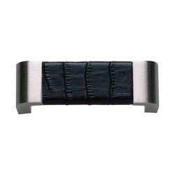 Paradigm Pull 3 inch Center to Center Brushed Nickel/Black Croc