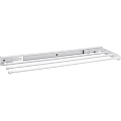 28% OFF 3 Prong Towel Bar White