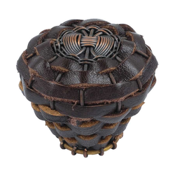 Hamptons 1-1/2 Inch Diameter Aged Bronze Cabinet Knob