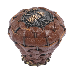 Hamptons Knob 1-1/2 inch Diameter Aged Bronze