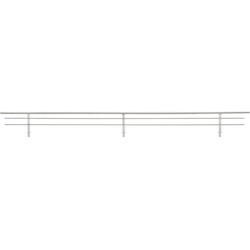 23 inch Wire Shoe Rail Chrome Finish