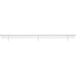 82% OFF 29 inch Wire Shoe Rail Chrome Finish