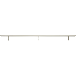 Clearance Sale, 35 inch Wire Shoe Rail Satin Nickel Finish