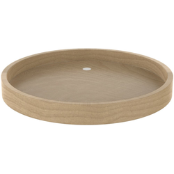 9% OFF 18 Inch Diameter Lazy Daisy Full Circle Single Rotating Tray with Steel Bearing for Shelf Mounting, Natural