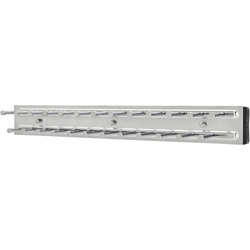 Chrome Tie Rack 3"W