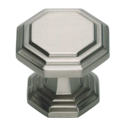 Dickinson 1-1/4 Inch Diameter Brushed Nickel Cabinet Knob