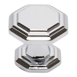 Dickinson 1-1/4 Inch Diameter Polished Chrome Cabinet Knob