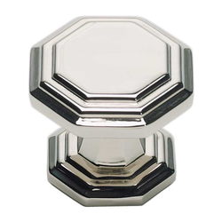 Dickinson 1-1/4 Inch Diameter Polished Nickel Cabinet Knob