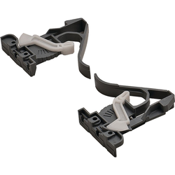 Clips for PUSH Concealed Undermount Slide Plastic, Gray