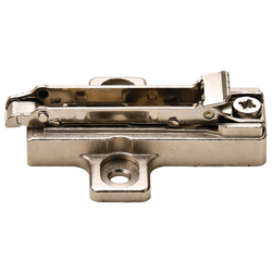  Salice 21mm Height Frameless Clip Mounting Plate for Screw-On Mounting Including Integral Depth Adjustment, Mod 29