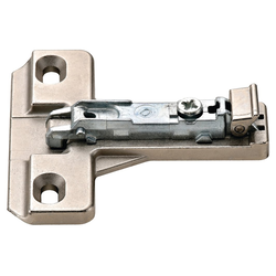 1/2 Inch Overlay Clip Face Frame Plate for Woodscrews 4mm Mod 6, Nickel