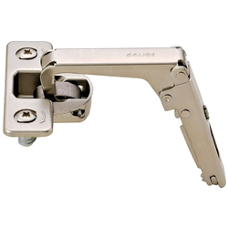 70 Degree Pie Cut Rapido Mounting Hinge, Nickel