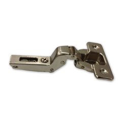 Salice 94-Degree Opening Inset Hinge, Self-Closing for Screw-On Mounting, Nickel Plated
