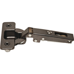 110 Degree Full Overlay Self Close Dowel Mounting Mod 17 Hinge, Titanium