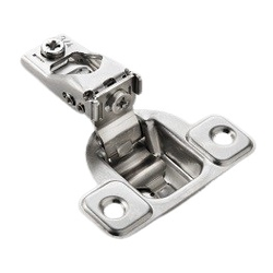 106 Degree 3/4 Inch Overlay Face Frame Self Close Screw-On 2 Cam Hinge, Nickel