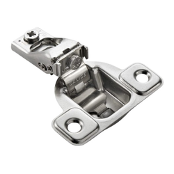 106 Degree 1/2" Overlay Face Frame Self Close Screw-On 2 Cam Hinge, Nickel