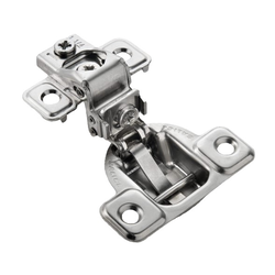 106 Degree 1-1/4 Inch Overlay Face Frame Self Close 3 Cam Hinge, Nickel