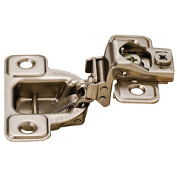 106 Degree 1-5/16 Inch Overlay Face Frame Self Close 3 Cam Hinge, Nickel