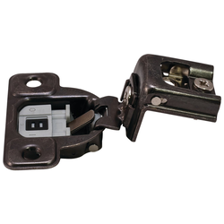 Silentia 106 Degree 1-1/4 Inch Overlay Screw-On Hinge, Titanium
