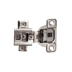  Salice Silentia 1 Inch Overlay Soft-Close Face-Frame Hinge for 3-hole Dowel Mounting, 106-degree Opening Angle