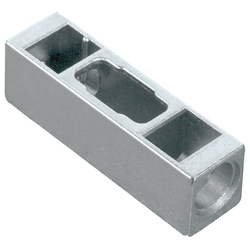 Smove Shock Absorber Without Lip for Frameless or Inset Doors, Nickel Plated